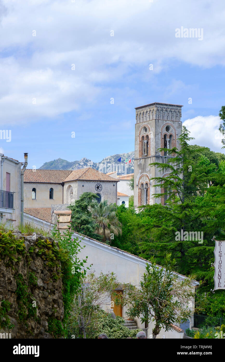 Ravello an Italian hilltop village in Campania Southern Italy Stock Photo