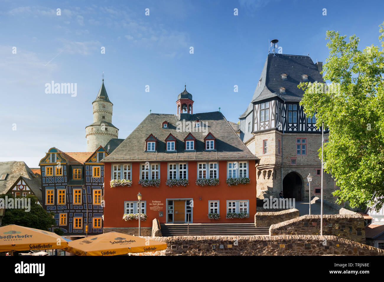Idstein town hall Stock Photo