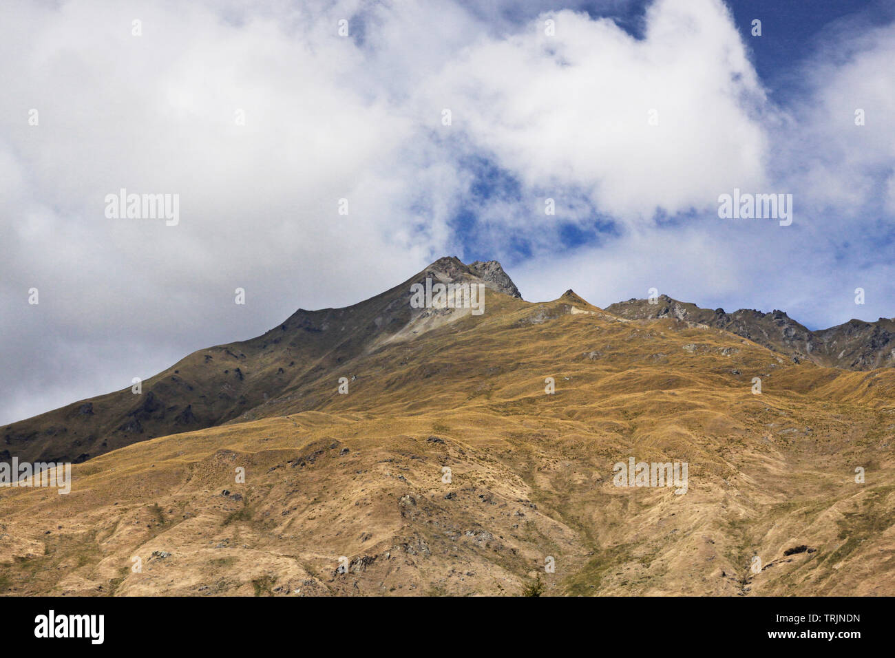 mountains in Mount Aspiring National Park, New Zealand Stock Photo