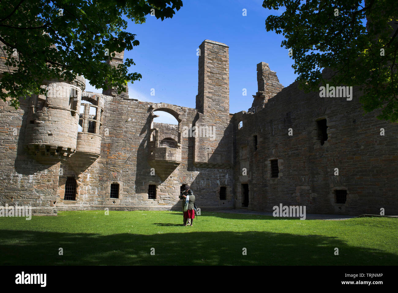Bishop's and Earl's Palaces, Kirkwall, Orkney Islands, Scotland, UK, Stock Photo