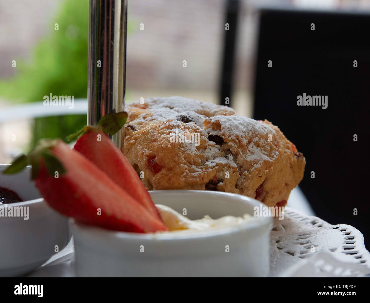Afternoon Tea Scones Strawberries And Clotted Cream In Porcelain Crockery On A Tea Stand Sheffield Uk Stock Photo Alamy Afternoon Tea Scones Strawberries And Clotted Cream In Porcelain Crockery On A Tea Stand Sheffield Uk Stock Photo Alamy