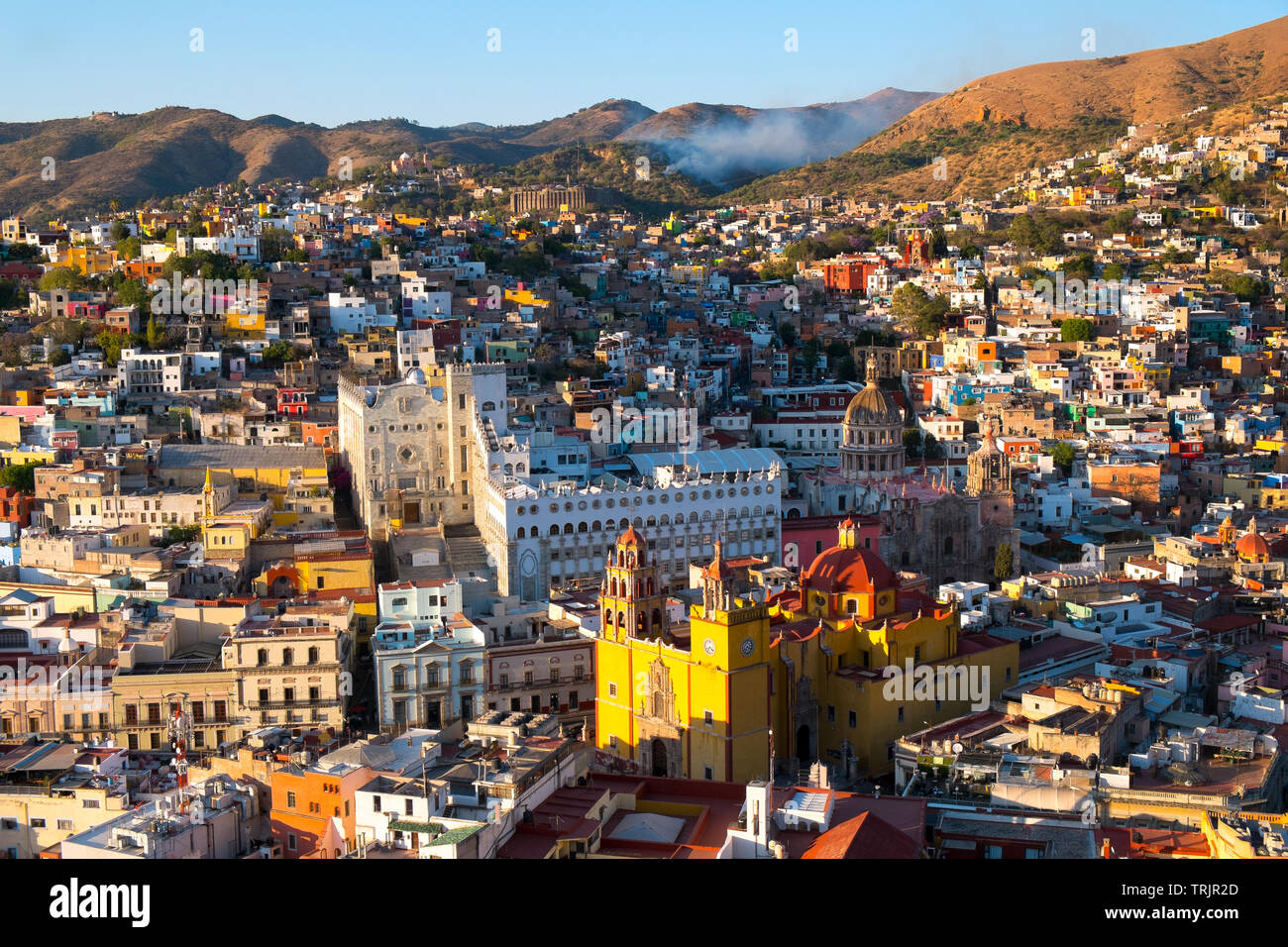 View over Guanajuato, Mexico Stock Photo