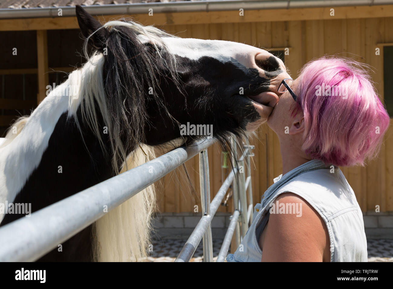 Tongue Kiss High Resolution Stock Photography and Images - Alamy