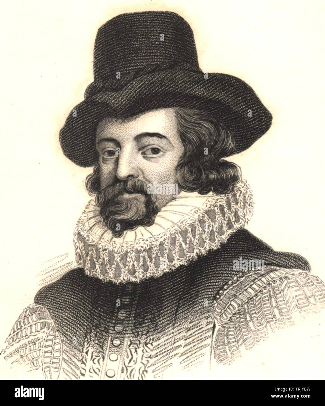 FRANCIS BACON (1561-1626) English philosopher and statesman Stock Photo