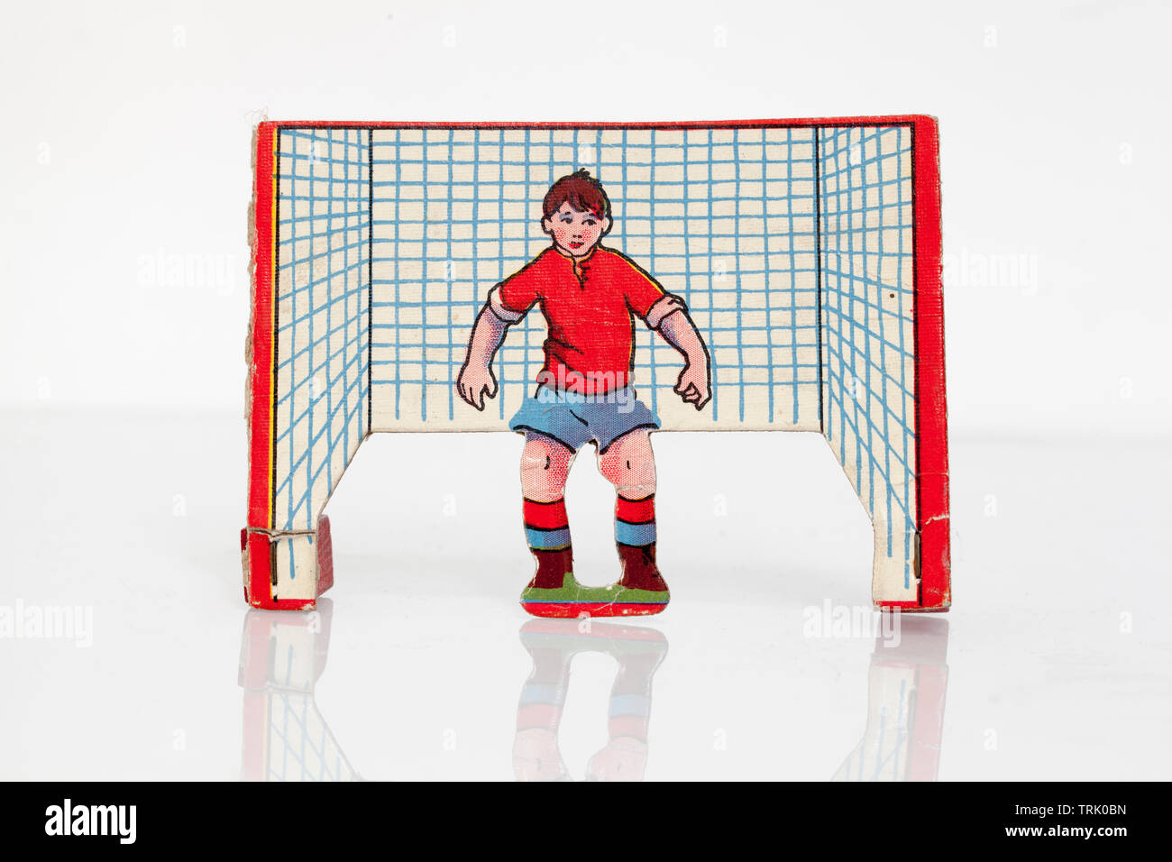 Vintage Blow Football Game Goalkeeper Stock Photo - Alamy
