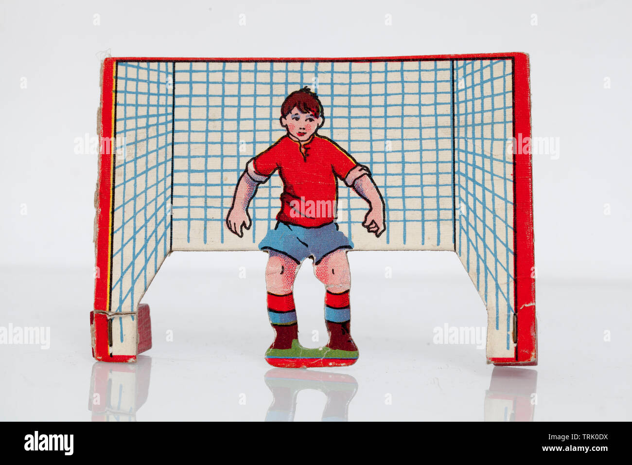 Vintage Blow Football Game Goalkeeper Stock Photo - Alamy