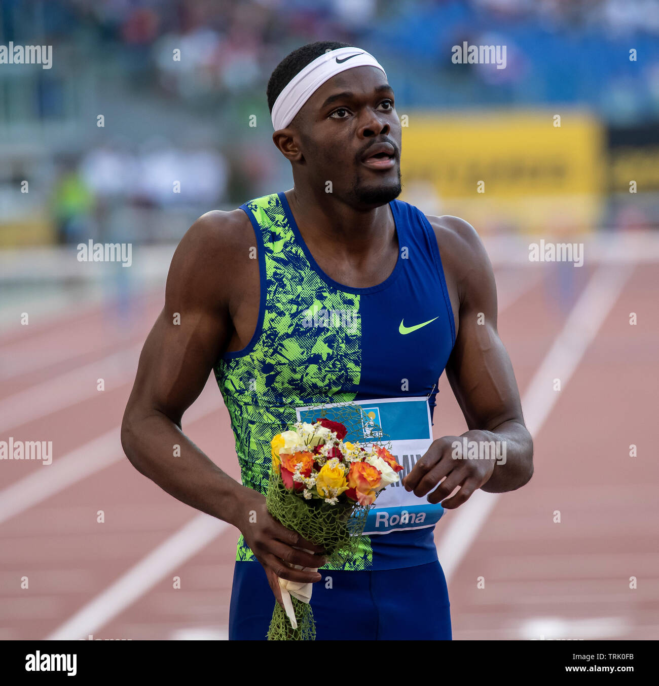 Rome Italy 6 June 2019 Rai Benjamin Usa Competing In The Men S 400m Hurdles At The Golden Gala Iaaf Diamond League Rome 2019 At Olimpico Stadium Stock Photo Alamy