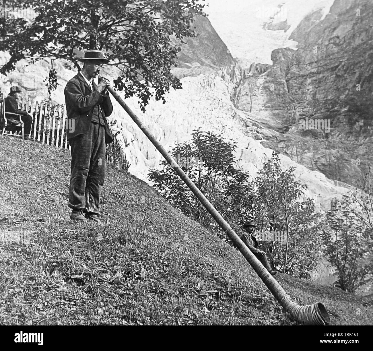 Alpine Horn, Grindelwald, Switzerland Stock Photo Alamy