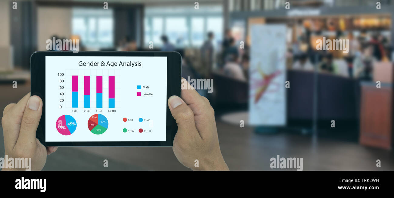 deep machine learning concept, the store or smart retail use artificial intelligence technology