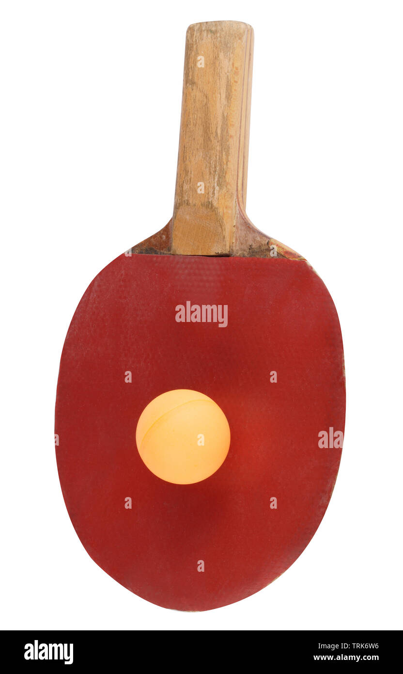 table tennis bat isolated Stock Photo Alamy