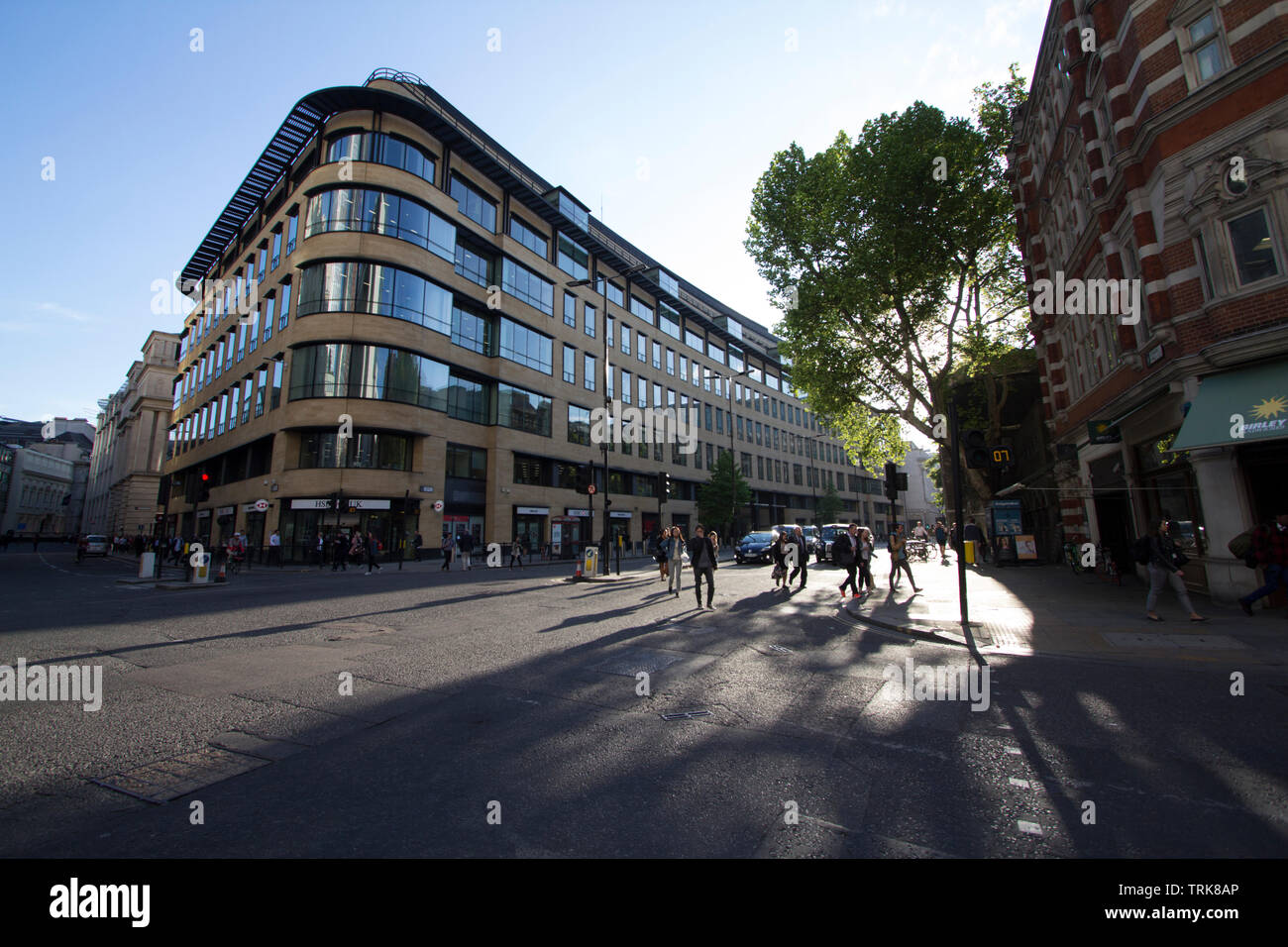 Deutsche Bank offices London, Winchester House, in London Wall Stock Photo