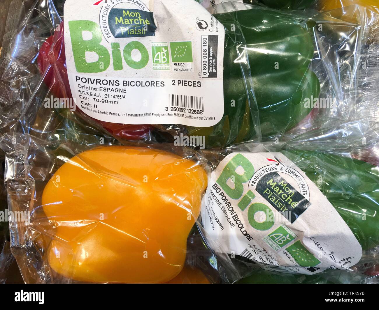 Organic vegetables, France Stock Photo