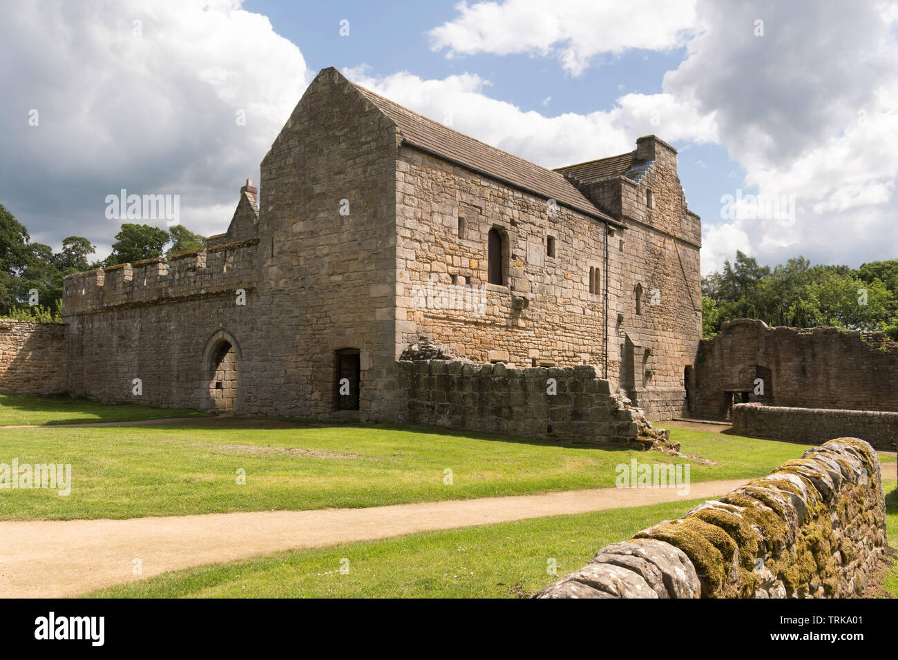 Aydon Castle, a fortified Manor house, near Corbridge, Northumberland