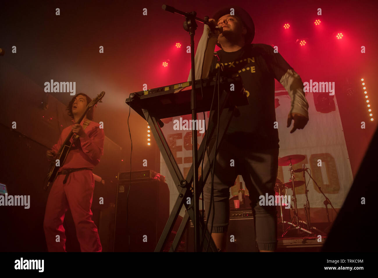 Mexican institute of Sound performance in sala caracol in Madrid, Spain Stock Photo