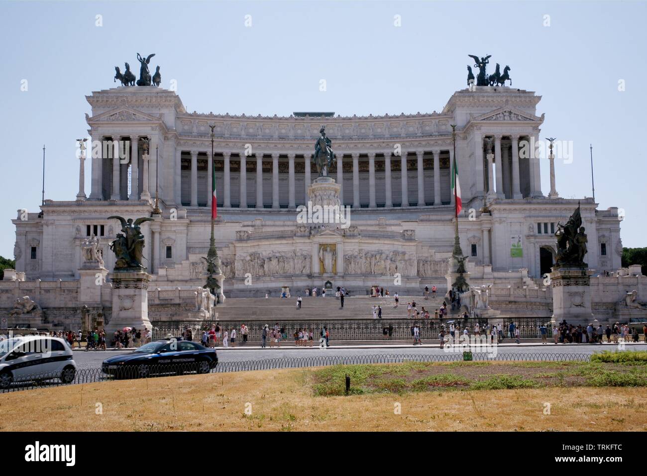 Altare Della Patria Rome Italy Stock Photo