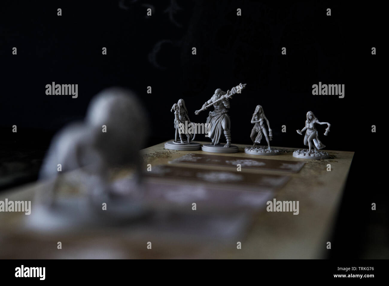 Miniatures from the board game Kingdom Death Monster by Adam Poots