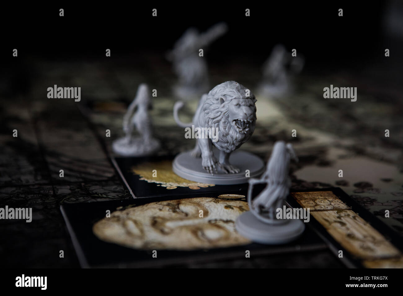 Miniatures from the board game Kingdom Death Monster by Adam Poots