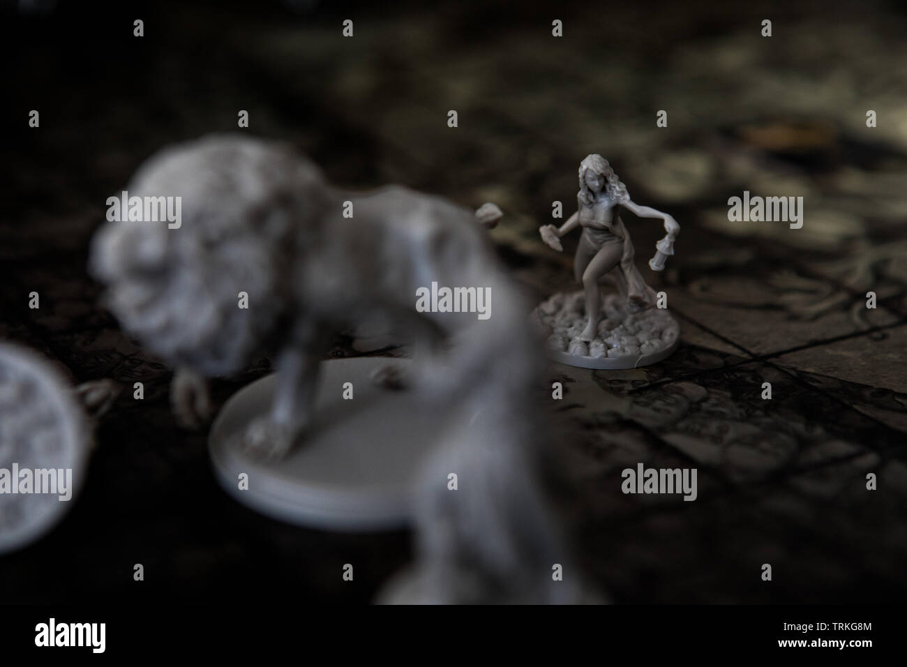 Miniatures from the board game Kingdom Death Monster by Adam Poots