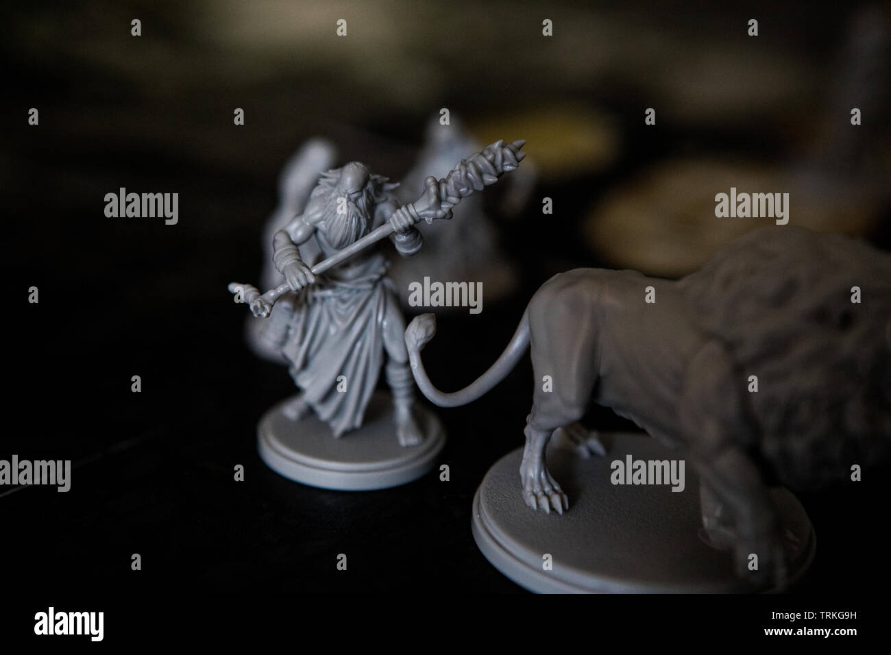 Miniatures from the board game Kingdom Death Monster by Adam Poots