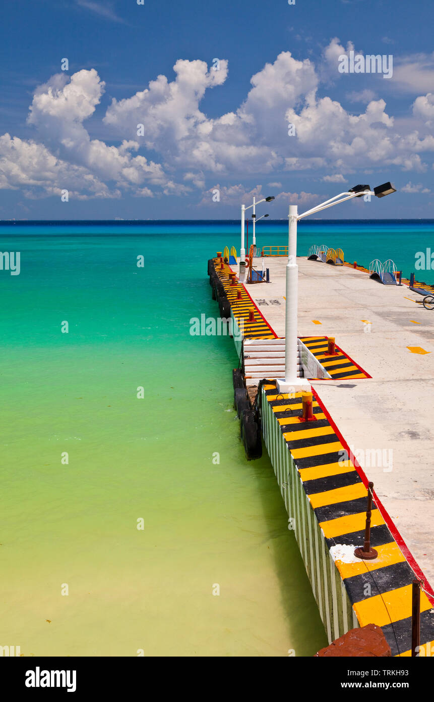 Mar Caribe, Playa del Carmen, Riviera Maya, Estado de Quintana Roo, Península de Yucatán, México, América Stock Photo
