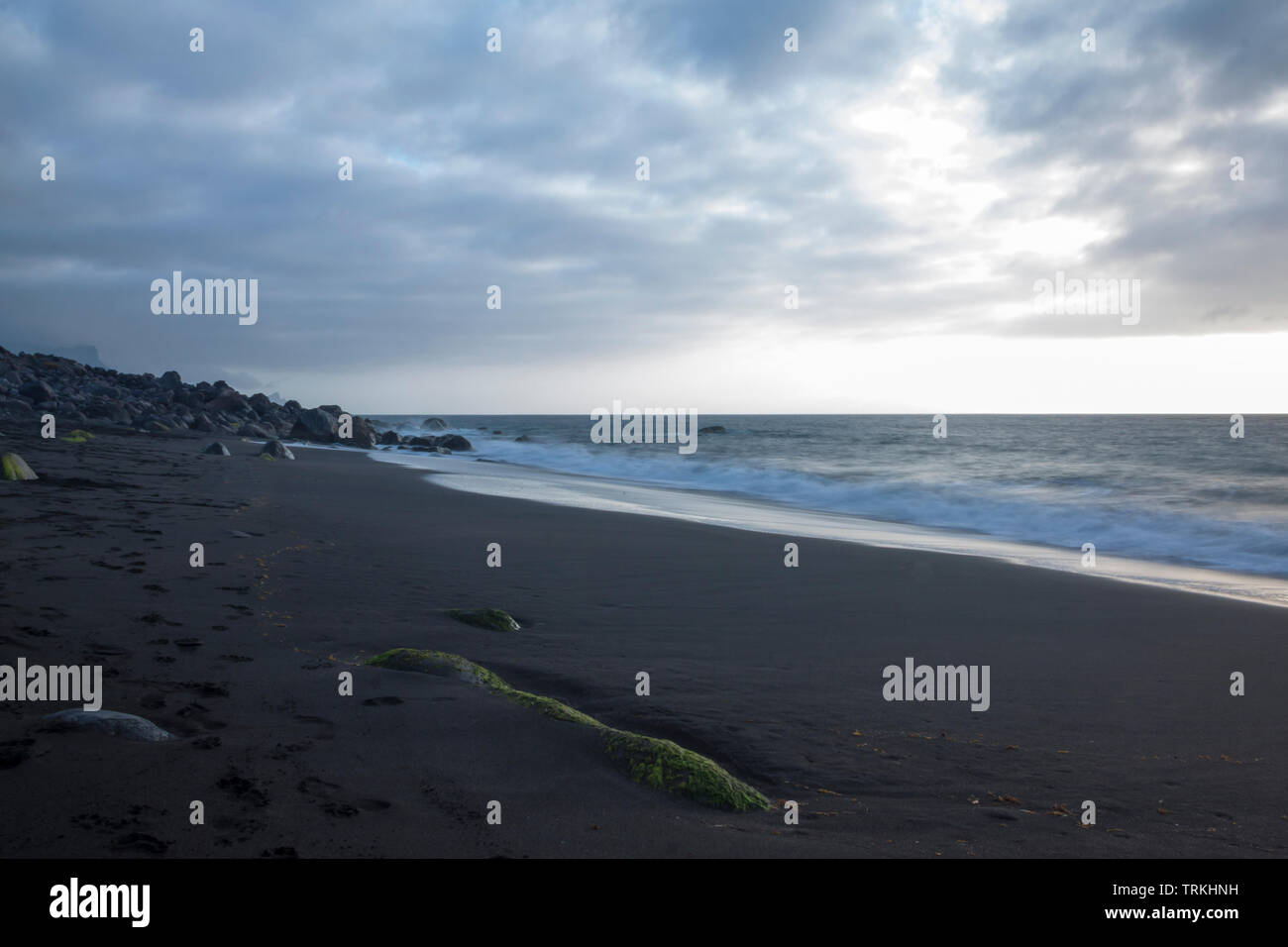 Playa de Guayedra, Agaete, Gran Canaria, Spain - Stock Image