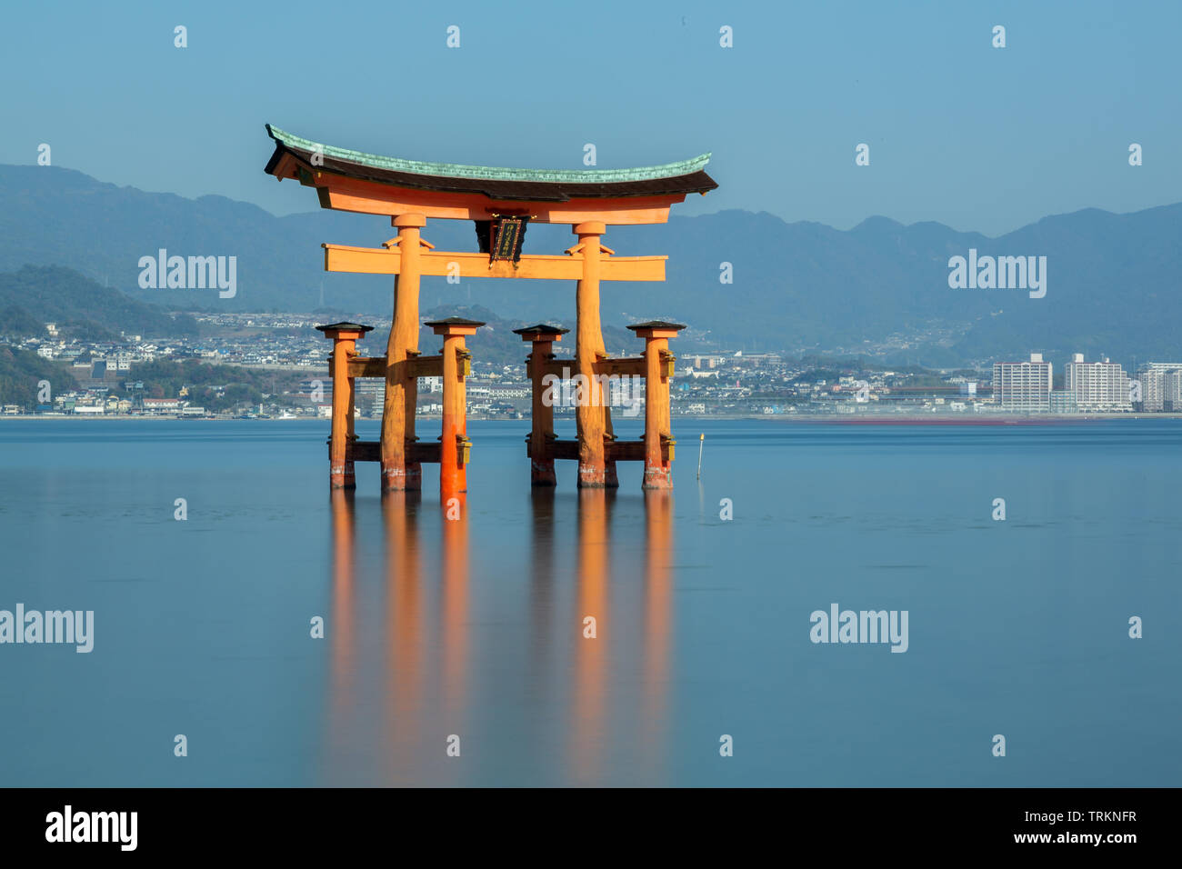 Floating Torii gate, Miyajima, Japan Stock Photo Alamy