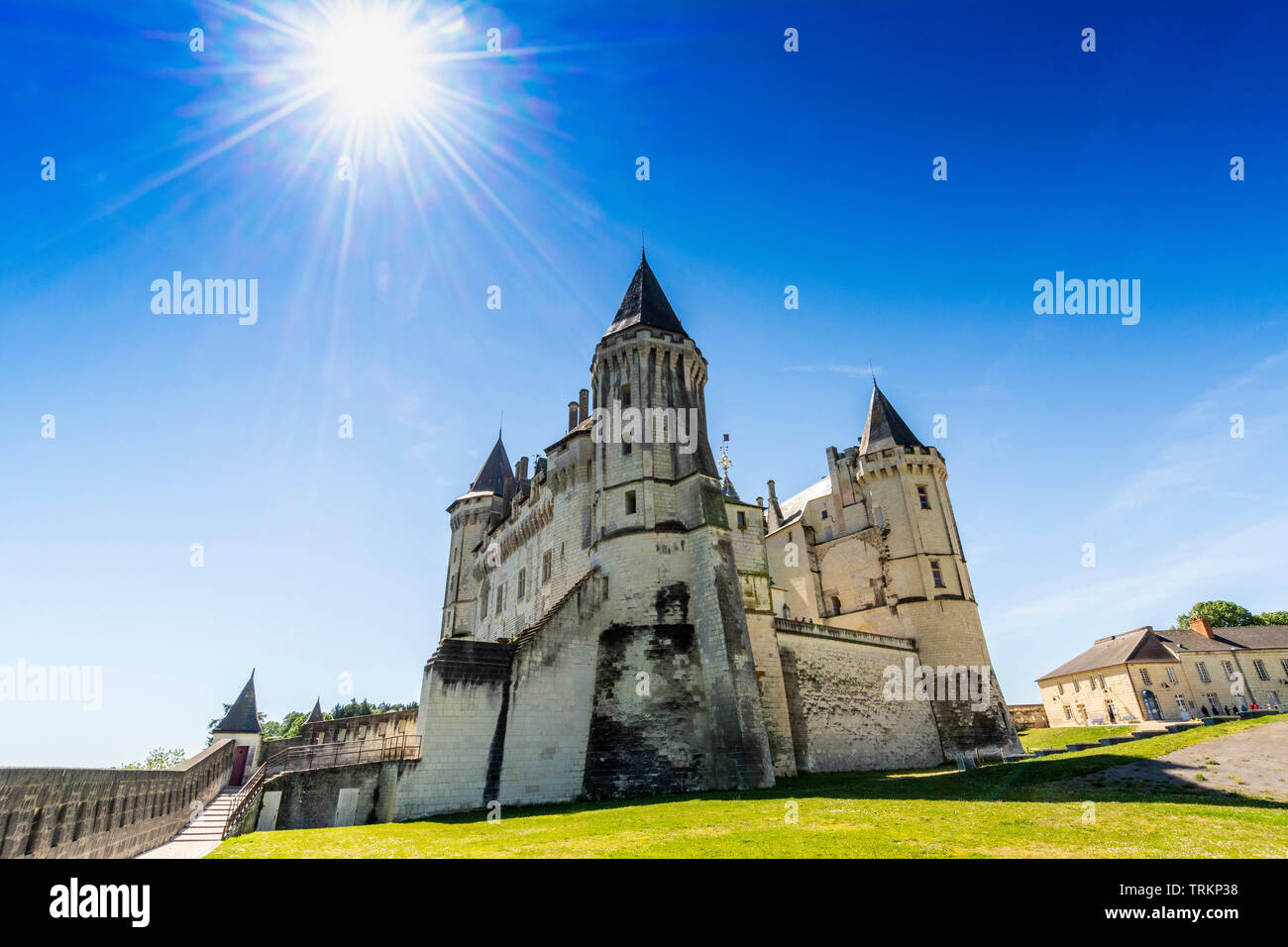 Château de Saumur, Pays de la Loire, Maine et Loire, France Stock Photo