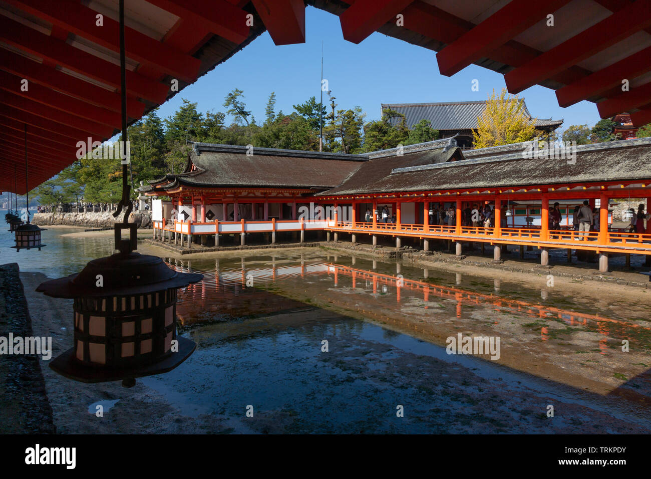 Itsukushima Shrine, Miyajima, Japan Stock Photo