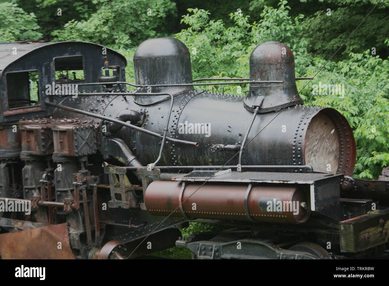 Old Coal Steam Engine West Virginia Stock Photo Alamy