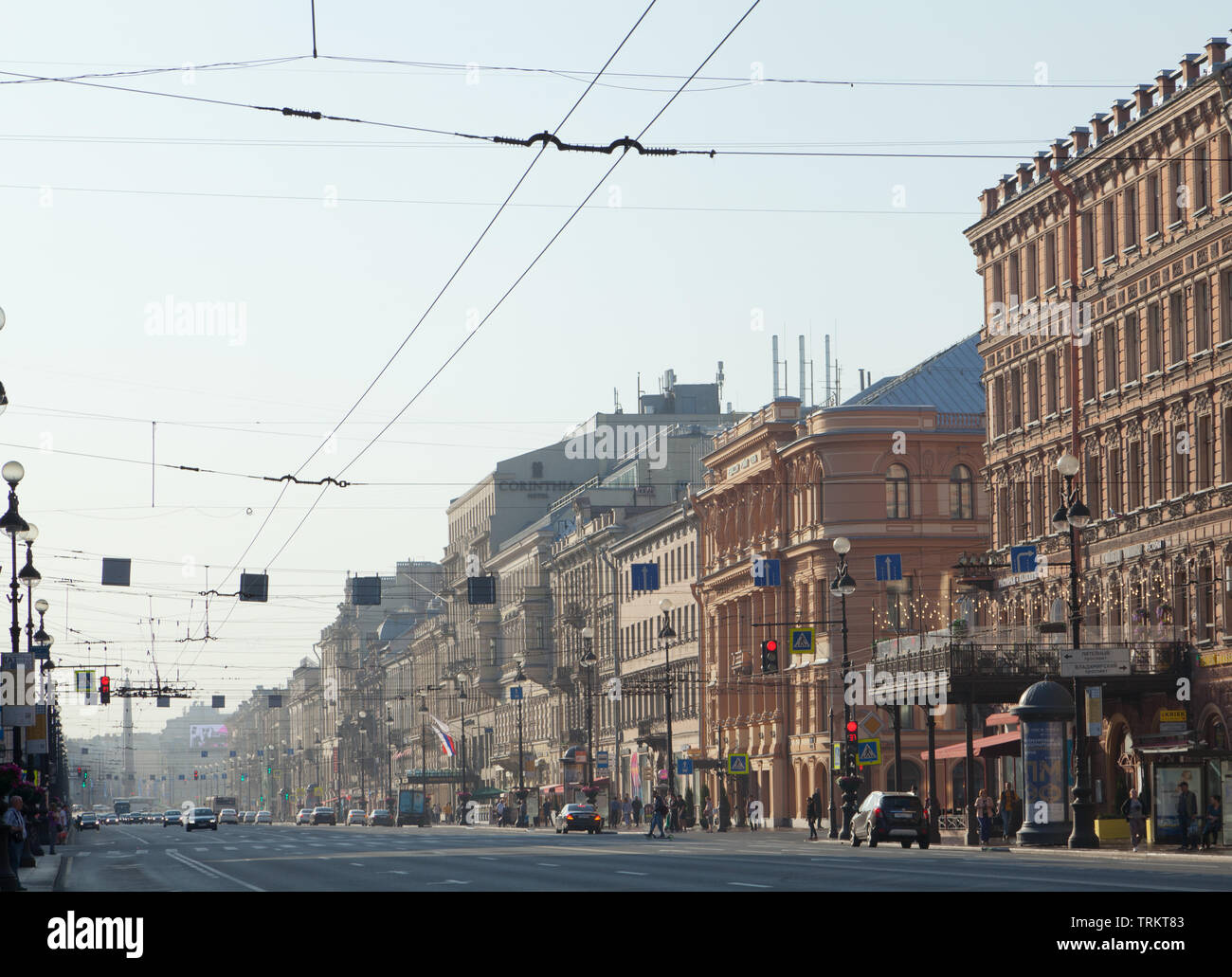 Nevsky Prospect, St.Petersburg, Russia. Stock Photo