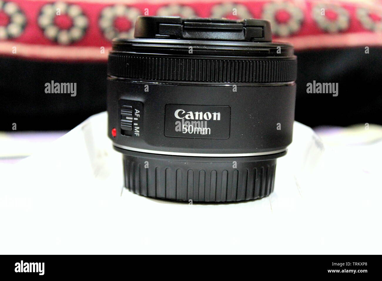 Canon 50 Mm Prime Lens View Stock Photo Alamy