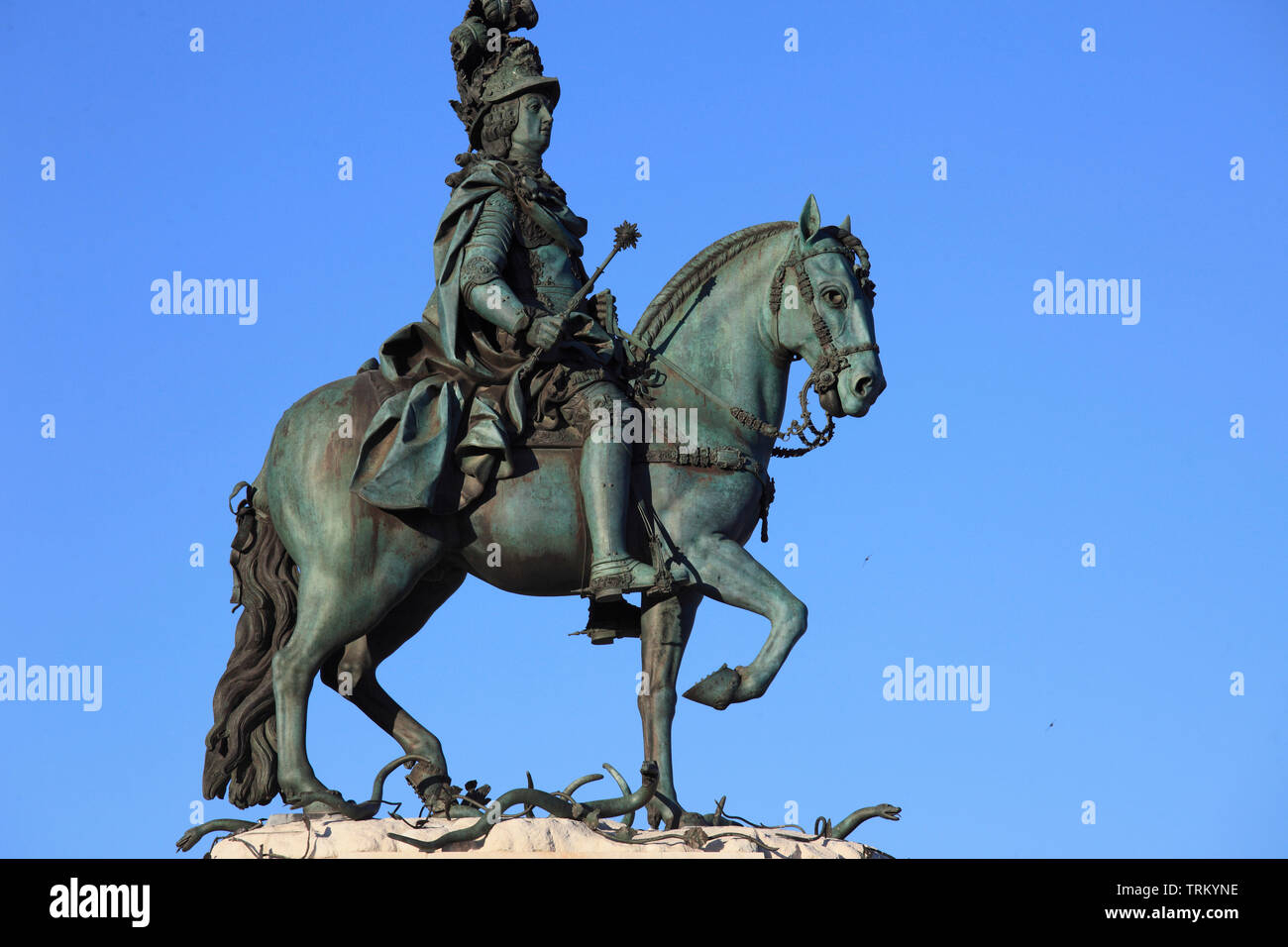 Portugal, Lisbon, King Jose I statue Stock Photo - Alamy