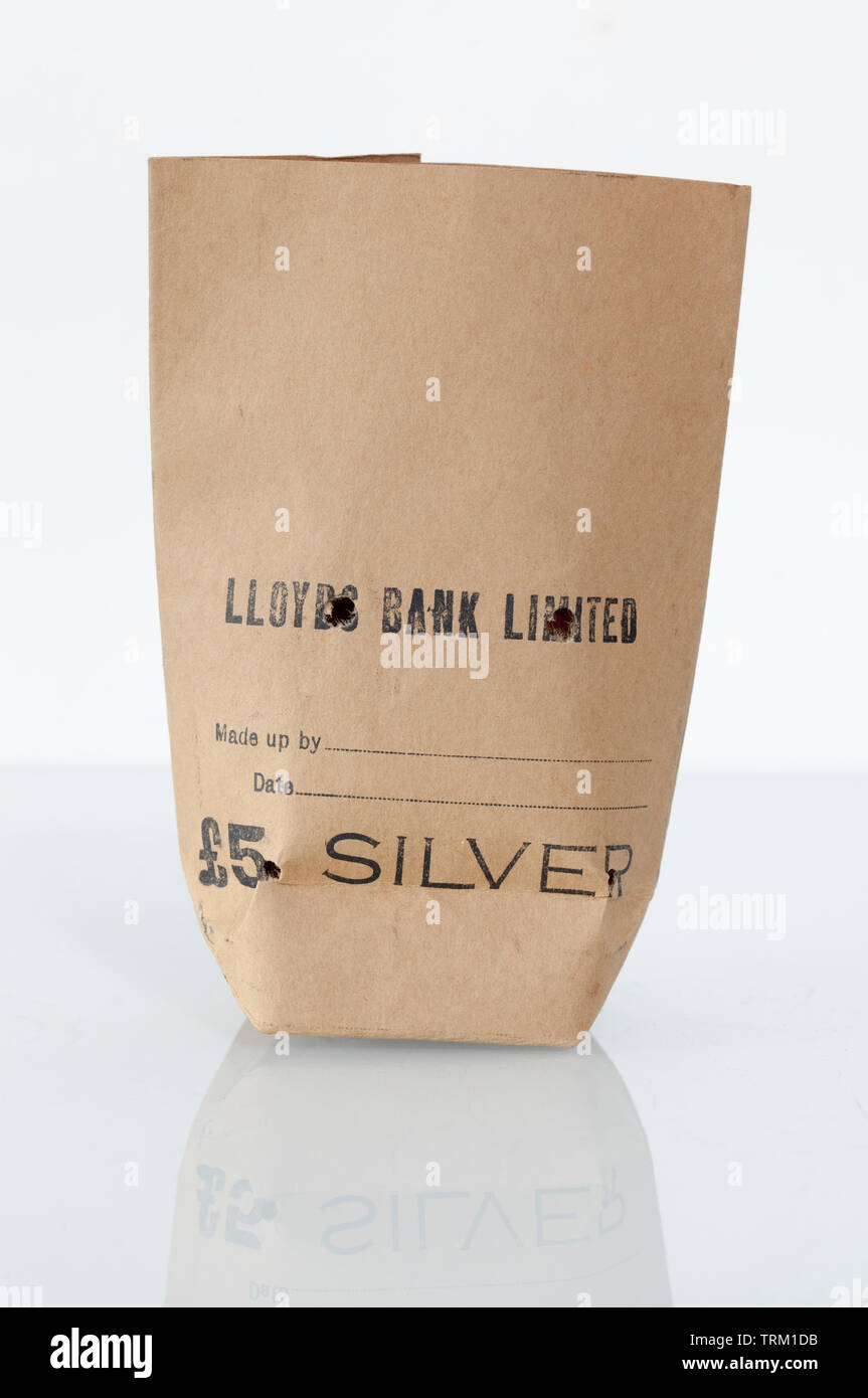 Vintage Lloyds Bank Coin Money Envelopes Stock Photo Alamy