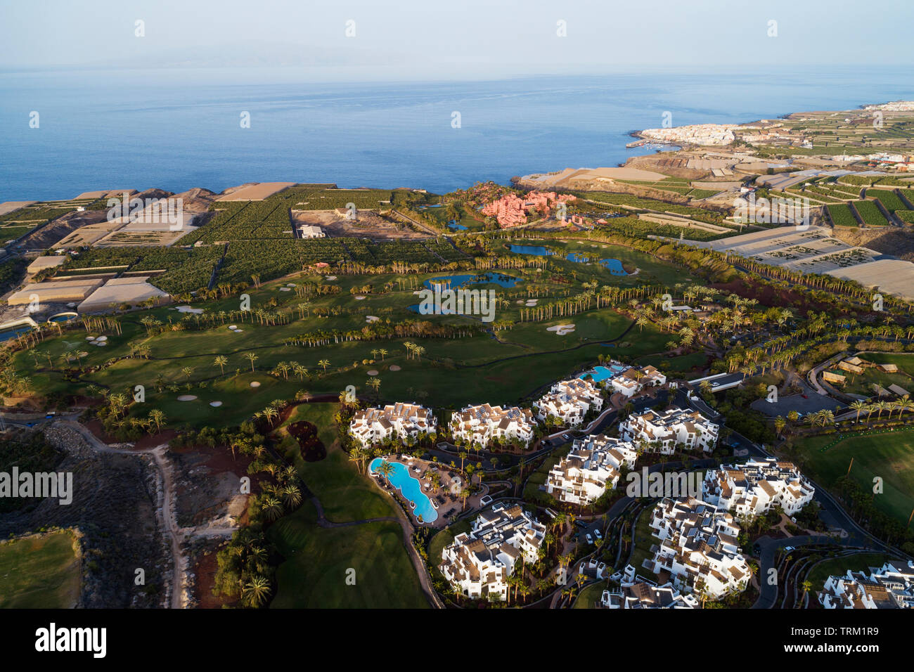 Europe, Spain, Canary Islands, Tenerife, Abama golf course Stock Photo