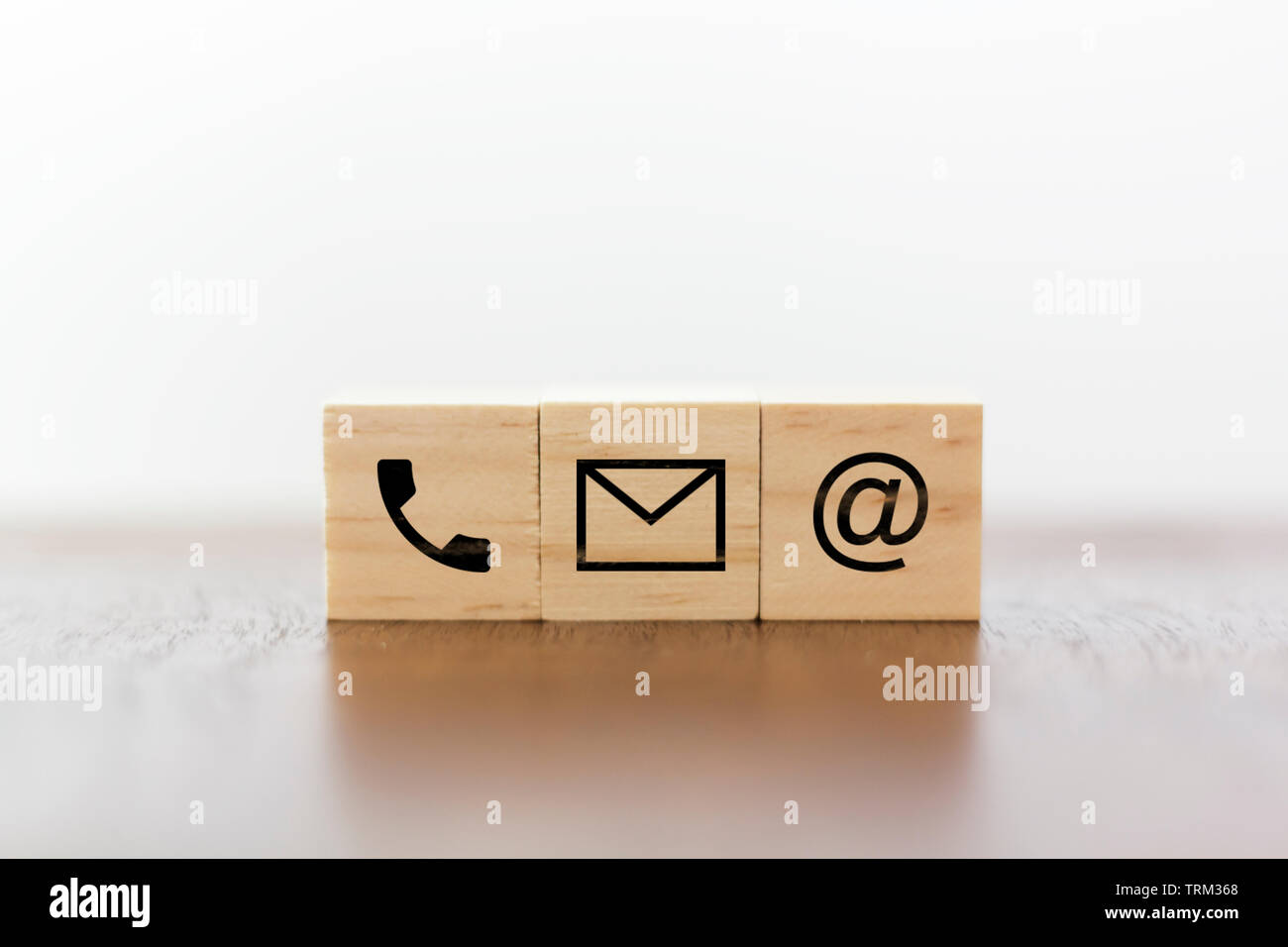 Phone,mail and email. Customer support concept Stock Photo - Alamy