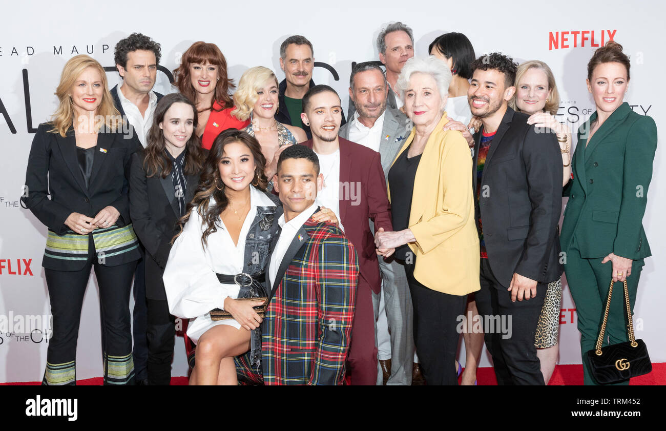New York, NY - June 4, 2019: Crew and cast attend Tales of the City New York premiere at Metrograph Stock Photo