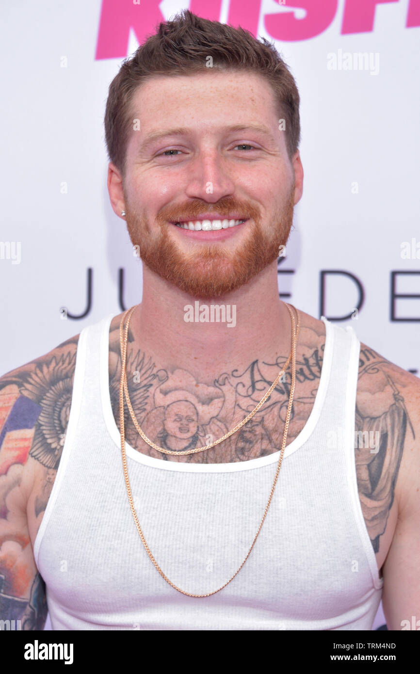 CARSON, CALIFORNIA - JUNE 01: Scotty Sire attends the 2019 iHeartRadio Wango Tango presented by The JUVÉDERM® Collection of Dermal Fillers at Dignity Stock Photo