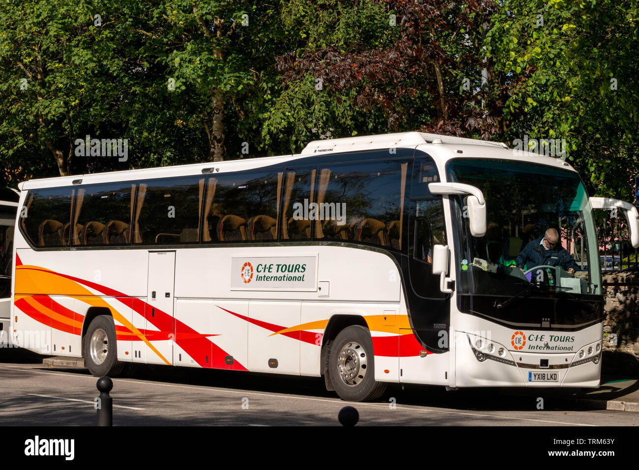CIE Tours International bus in Killarney, County Kerry, Ireland Stock Photo