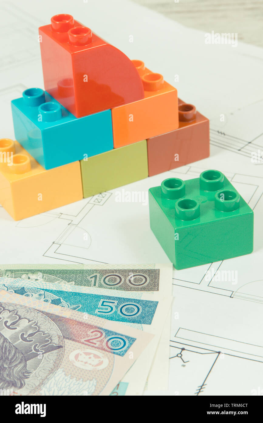 plastic toy money
