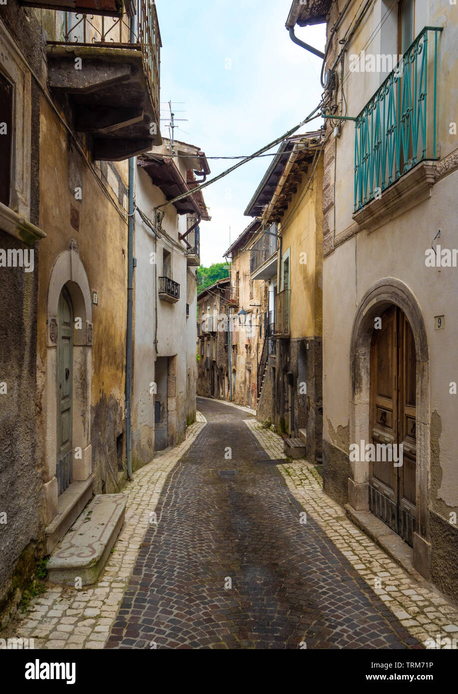 Assergi (Abruzzo, Italy) - A small charming medieval village surrounded ...