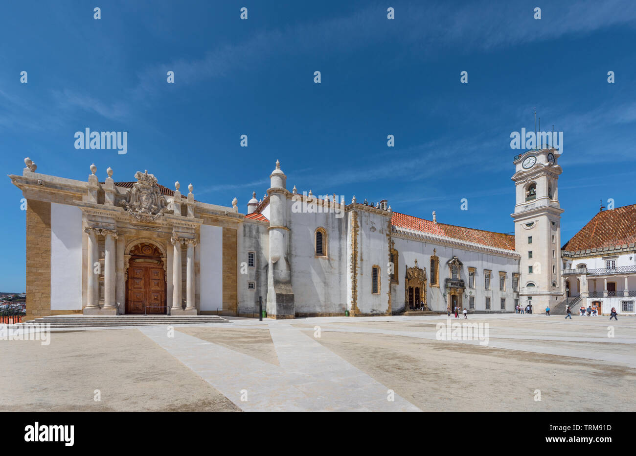 Famous Coimbra University Stock Photo