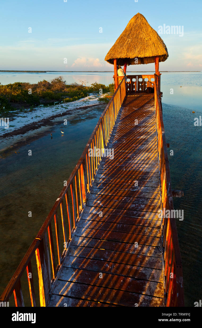 Observatorio, Isla Pájaros, Isla Holbox,  Estado Quntana Roo, Península Yucatán, México Stock Photo