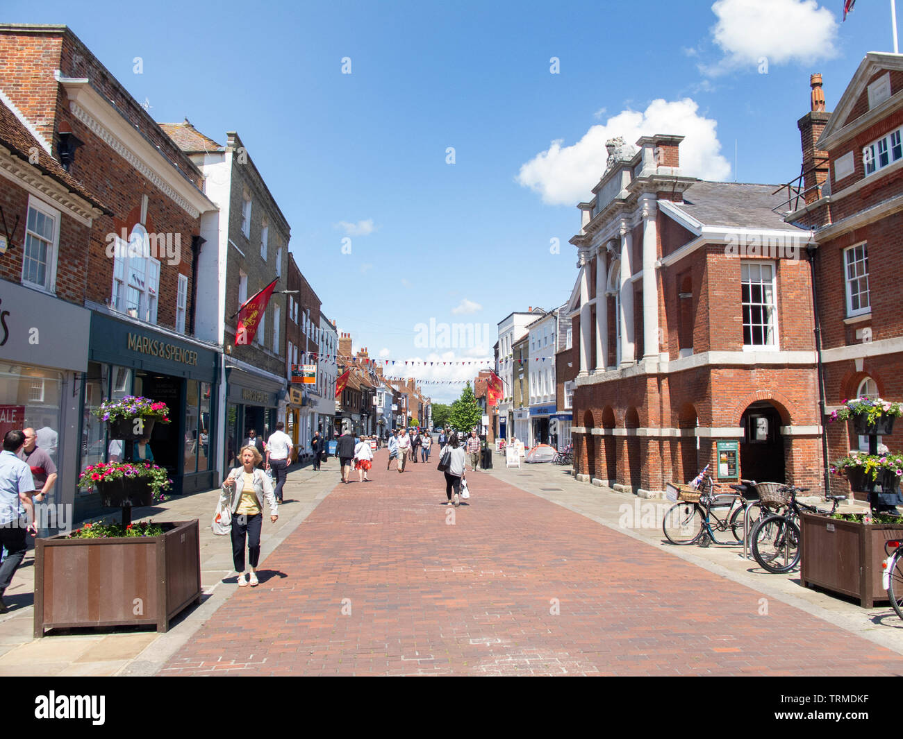 Chichester shopping centre map