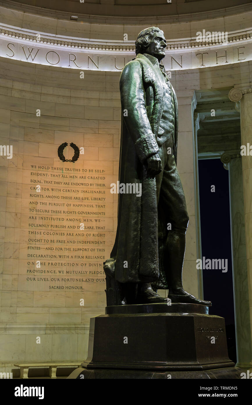 Declaration of independence memorial hires stock photography and