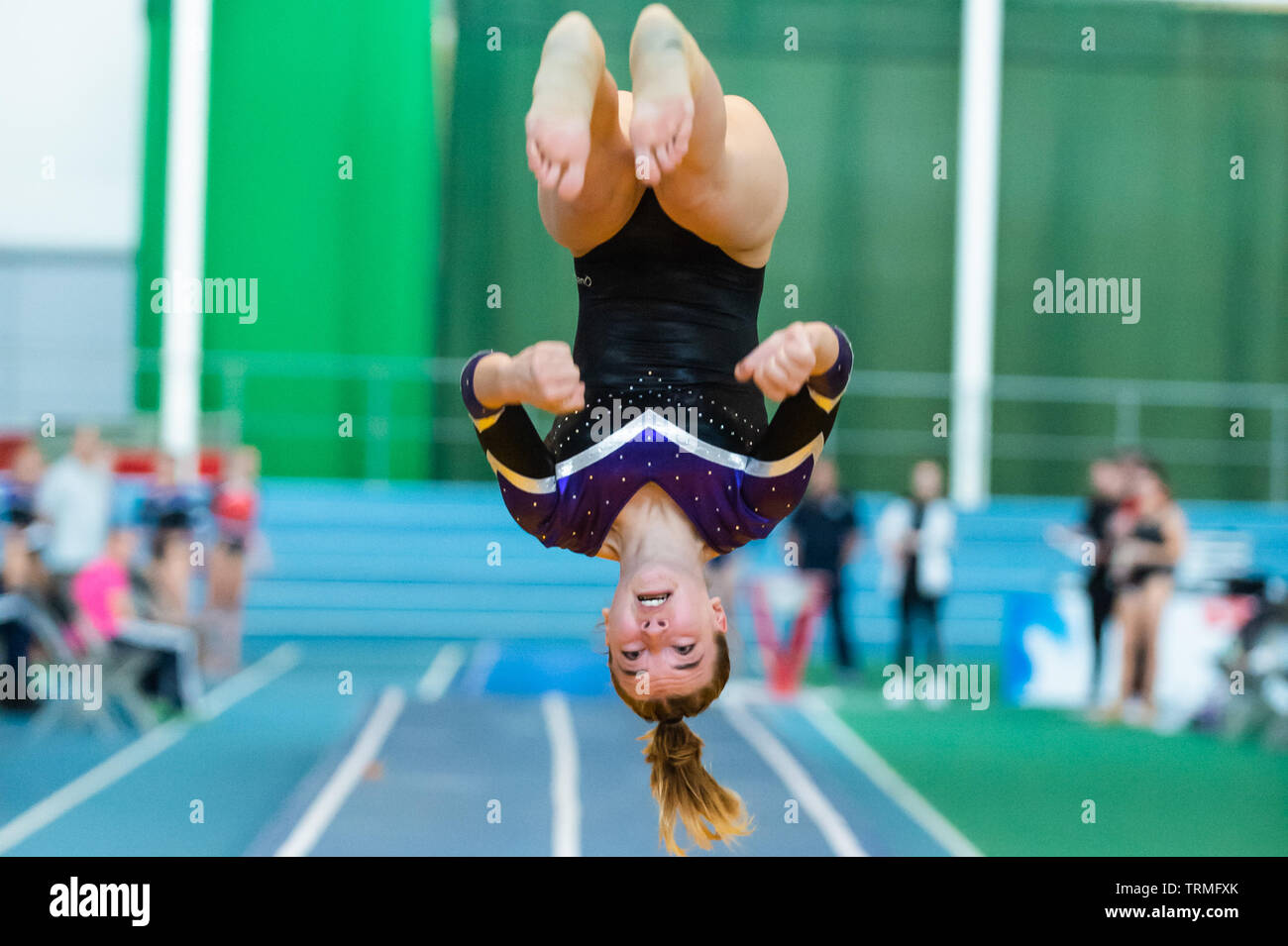 Trampoline And Tumbling Gymnastics Spring Event Series 2 High Resolution Stock Photography And Images Alamy
