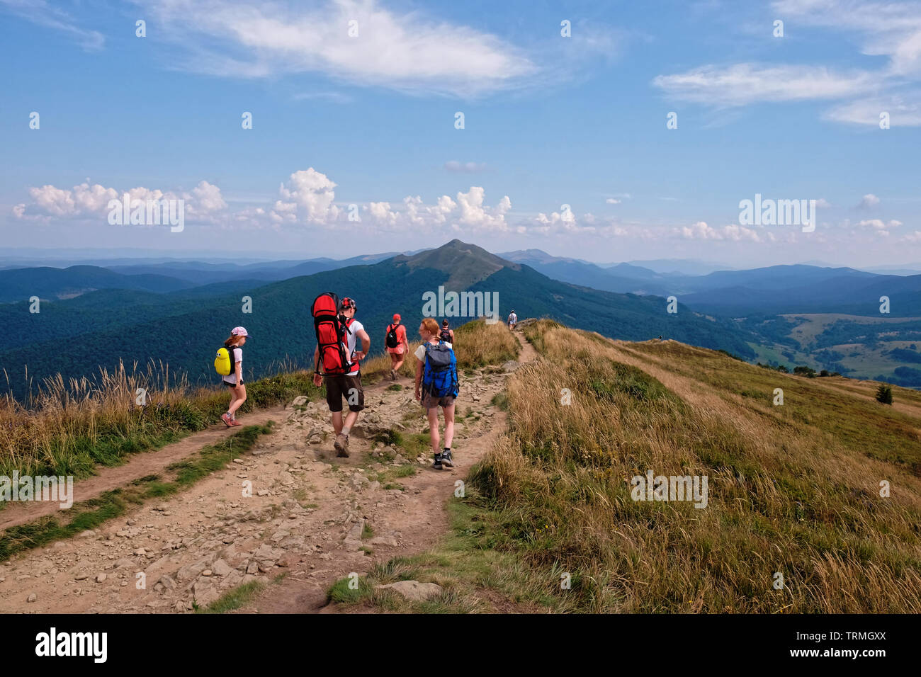 Family trekking hi-res stock photography and images - Alamy