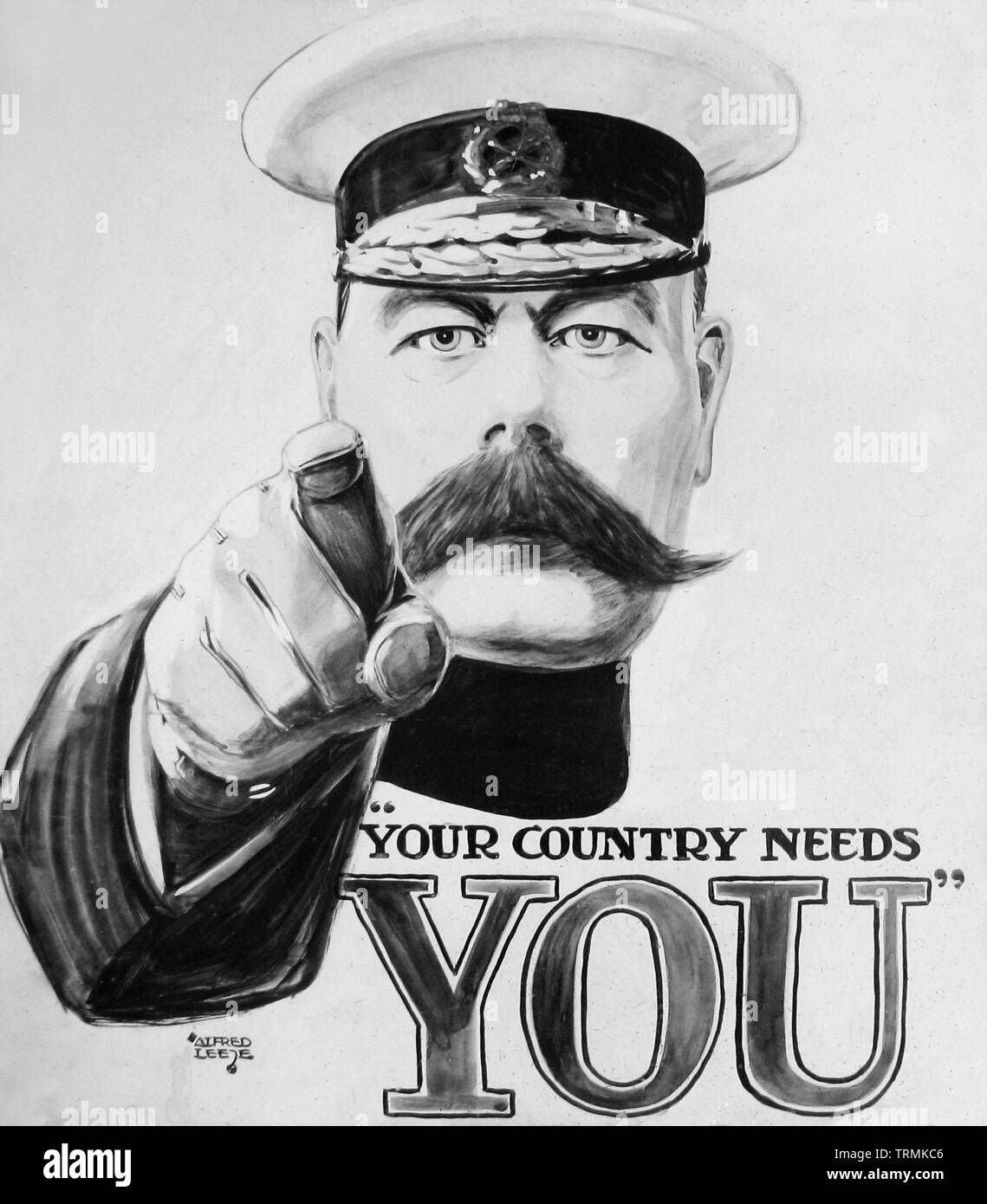 Army recruitment poster 'Your Country needs You' Stock Photo