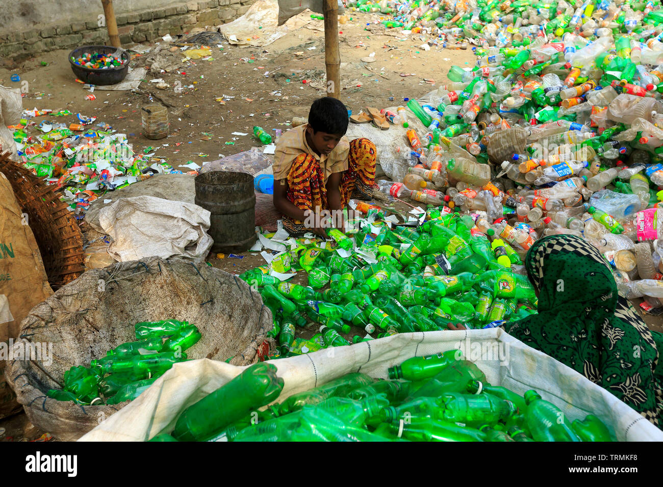 Plastic recycling factory in Dhaka, Bangladesh Stock Photo Alamy