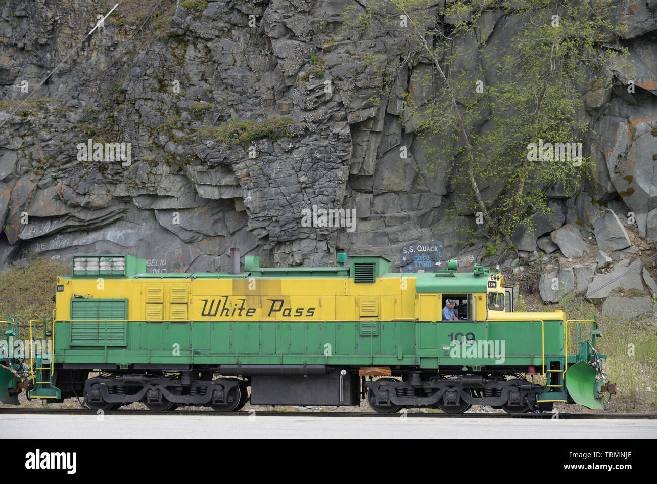 White Pass And Yukon Route Railway Skagway Alaska Southeast Alaska USA Stock Photo Alamy