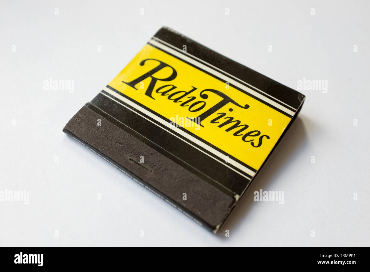 Vintage Book of Matches advertising the Radio Times Stock Photo Alamy